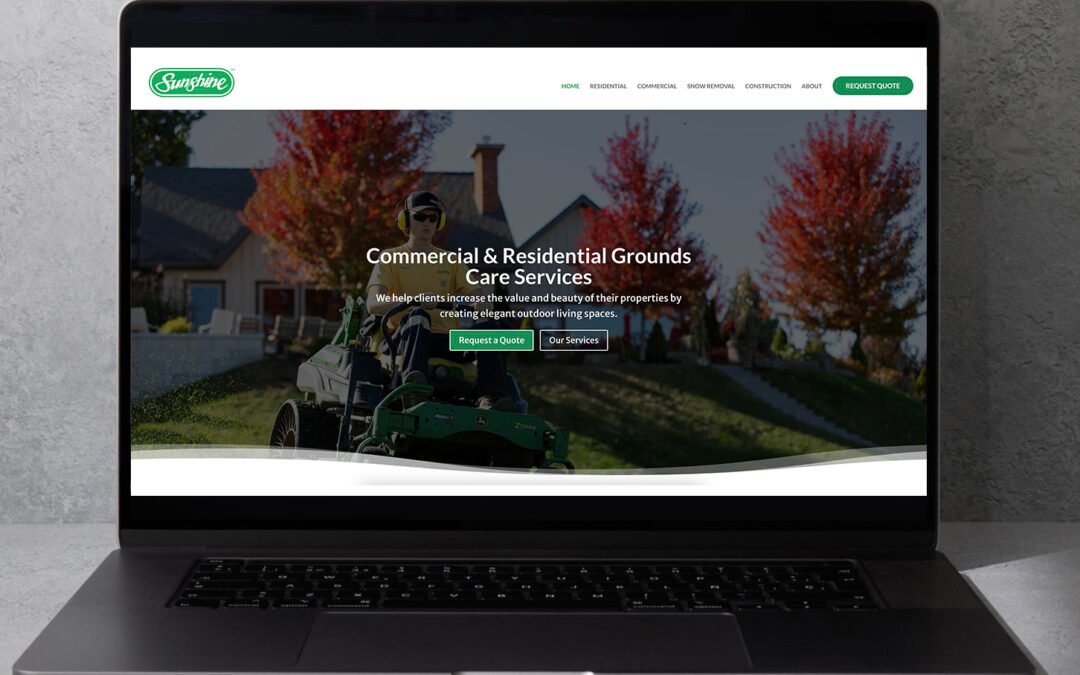Website Design and Development: Sunshine Landscape